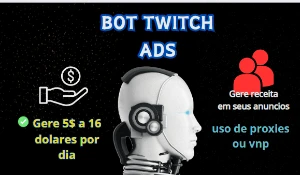 Bot twitch Ads-gere receitas nos anúncios!