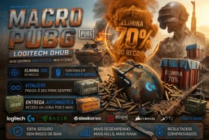PUBG Macro 100% Seguro Atualizado 2026 MOUSES LOGITECH