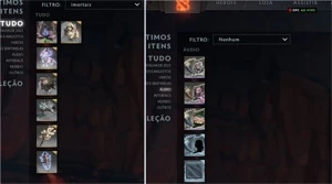 CONTA ARCONTE 1 COM ITENS, SETS / IMORTAIS ETC - DOTA 2
