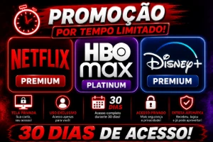 Disney + Netflix + Hbo Max - 4K | Privado [30 D] - Assinaturas e Premium