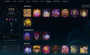 Conta Lol Gold + 177 Skins + Todos Campeões + Nivel 521 - League of Legends