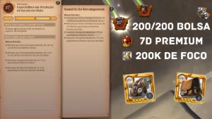 Crafter 200/200 bolsas - Albion Online