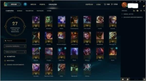 CONTA UNRANKED  - 26 CAMPEÃO - League of Legends LOL