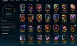 Conta platina 5 nas 3 filas - League of Legends LOL