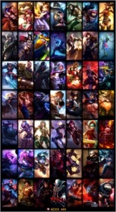 CONTA LOL OURO 4 113 CHAMPIONS BORDA PLATINA 49 SKINS - League of Legends