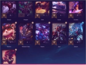 Conta Mestre 70% win rate - League of Legends LOL