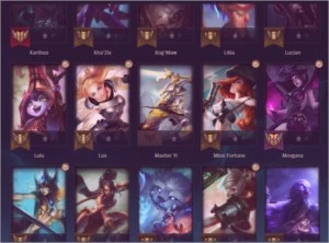 Conta Mestre 70% win rate - League of Legends LOL