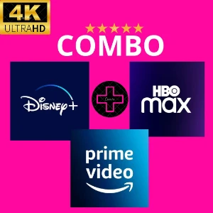 Disney + HBOmax + Prime Vídeo COMBO PREMIUM 30 dias! - Assinaturas e Premium
