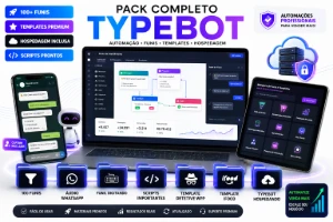 🚀 Pack Completo Typebot + 100 Funis Premium - Outros