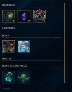 Conta LoL Platina V barata !! - League of Legends