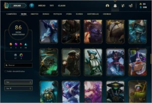 Conta Unraqued League of legends LOL