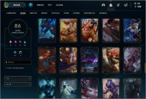 Conta Unraqued League of legends LOL