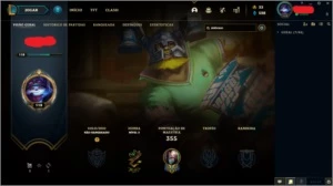 Conta Unraqued League of legends LOL