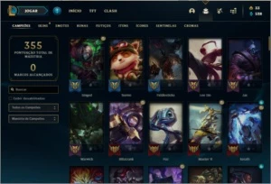 Conta Unraqued League of legends LOL
