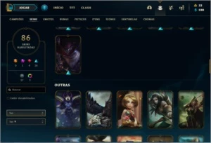 Conta Unraqued League of legends LOL