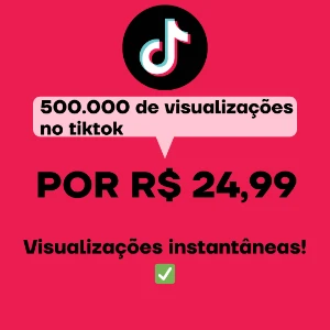 🚀(Promoção De Natal) 500K De Visualizações No Tiktok 🚀 - Redes Sociais