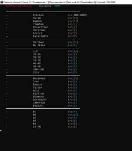 Checker Valorant Sem Proxies - Combo Com 10 Checker Vava