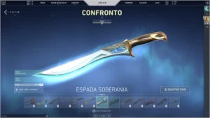 CONTA VALORANT COM SKIN VANDAL SUBLIME, PHANTOM ONI E FACA