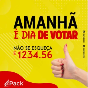 Pacote Campanha Políticas +1.000 Artes Pronta 100% Editáveis - Arte Digital Artes Canva
