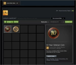 Steam 18 anos medalhas cs go 5 - 10 anos - Counter Strike