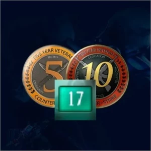 Steam 18 anos medalhas cs go 5 - 10 anos - Counter Strike