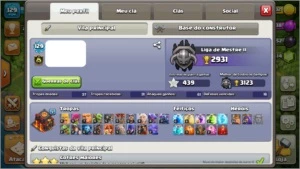 CLASH OF CLANS CV 10 LVL 129