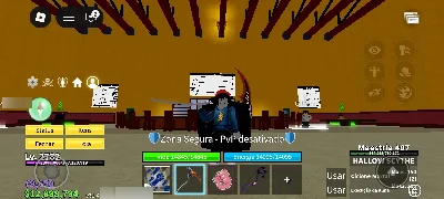 Conta com godHumam masterizada mas foice sagrada. - Roblox
