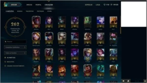 Conta Diamante IV, 42 skins, 100+ campeões, 12 páginas runas - League of Legends LOL