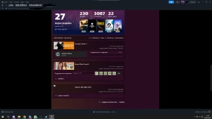 Conta steam lvl 54, 49 jogos 3,241 conquistas
