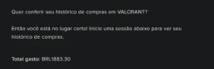 CONTA VALORANT OPORTUNIDADE UNICA