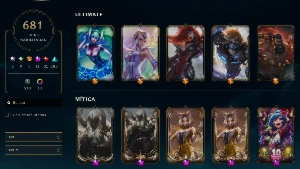 Conta De Lol Muito Rara +13 Anos. 684 Skins. Nao Fez Md10 - League of Legends