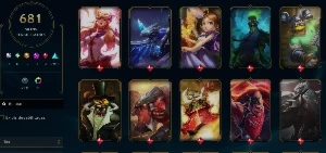 Conta De Lol Muito Rara +13 Anos. 684 Skins. Nao Fez Md10 - League of Legends