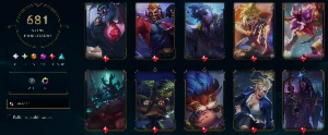 Conta De Lol Muito Rara +13 Anos. 684 Skins. Nao Fez Md10 - League of Legends