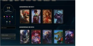 Conta De Lol P3 , 65 Champs , 19 Skins - League of Legends
