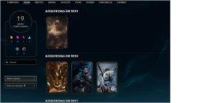 Conta De Lol P3 , 65 Champs , 19 Skins - League of Legends