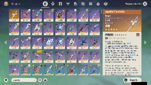 Conta Genshin AR 55 | Arlecchino, Furina, Mavuika & Citlali - Genshin Impact