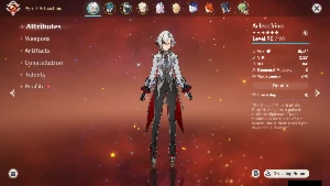 Conta Genshin AR 55 | Arlecchino, Furina, Mavuika & Citlali