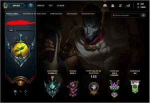 Conta Platina 4 - League of Legends LOL