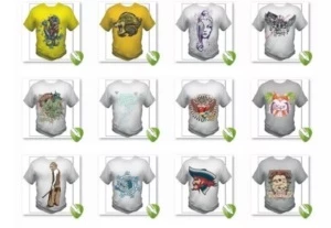 1000 Estampas Vetorizadas Em Corel Draw Para Camisetas - Outros