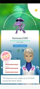 Conta pokemon go nível 50 Shiny Mew - Pokémon