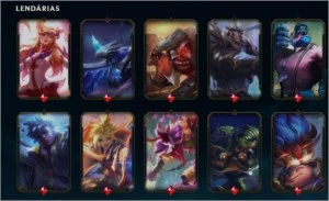 Conta LOL unranked 275 skins - League of Legends