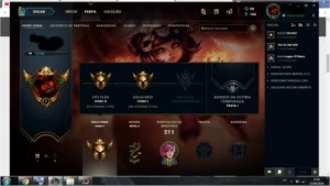 VENDO CONTA GOLD 1 SOLO/ FLEX GOLD 2 BARATESSIMO - League of Legends LOL