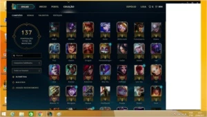 Conta de league of legends Bronze 4 md3 LOL