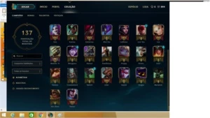 Conta de league of legends Bronze 4 md3 LOL