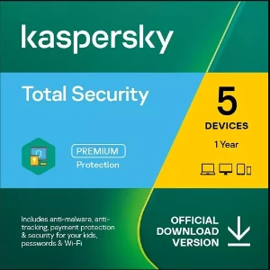 Kaspersky Total Security 5 Pc 1 Ano.