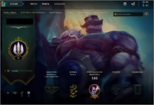 Conta Unranked Lvl 32 Com 10 Skins Estou Upando pra Gold - League of Legends LOL