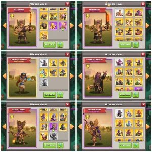 Th15 90% ful mas de 50skin - Clash of Clans