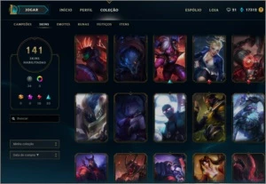Acc de LOL 141 Skins - League of Legends