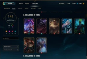 Acc de LOL 141 Skins - League of Legends