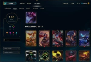 Acc de LOL 141 Skins - League of Legends